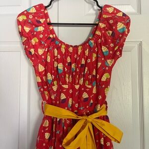 Disney Pineapple Swirl Dole Whip Dress